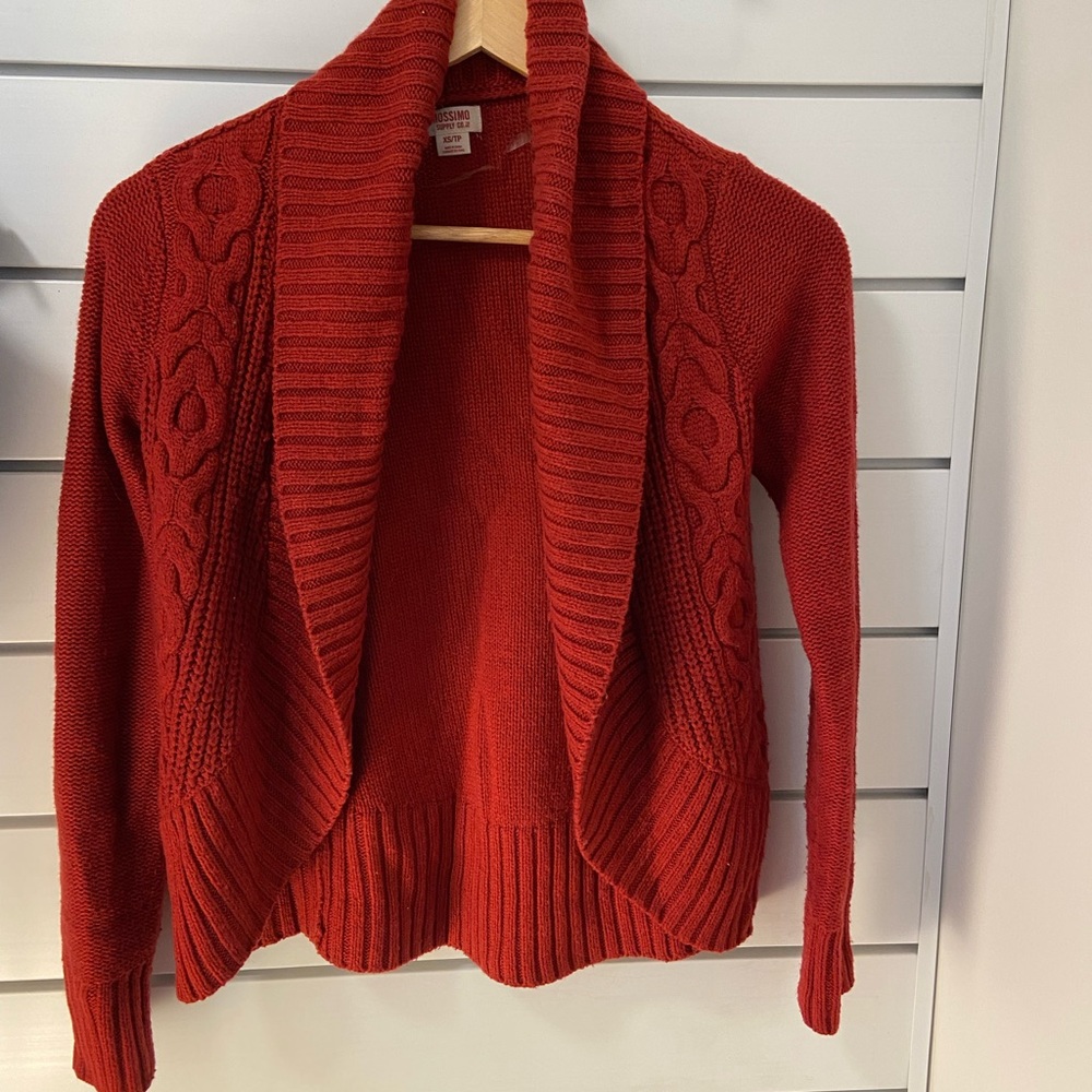 Mossimo Supply sweater 🧶 brick red, size XS